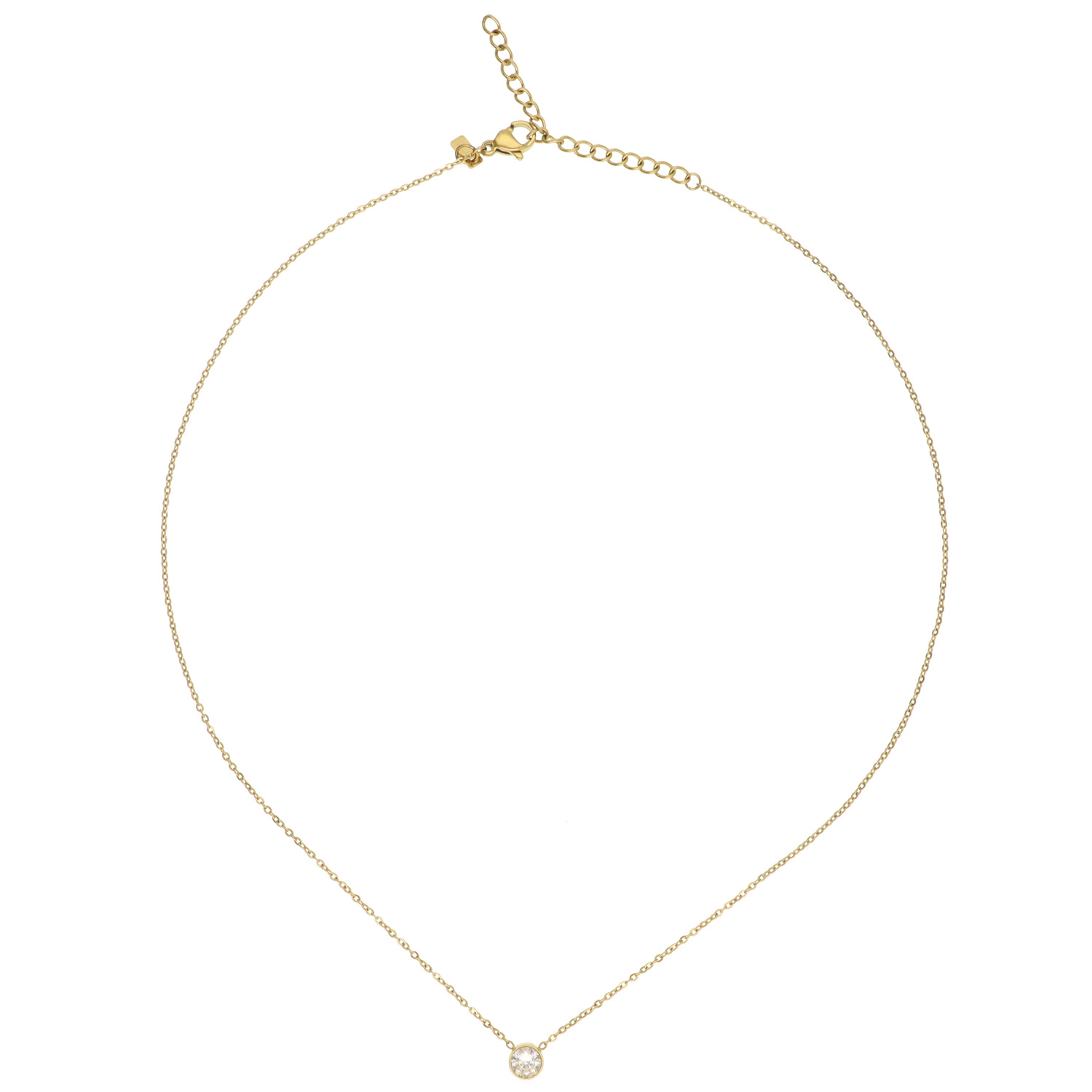 Camps & Camps ketting Little Stone art. 3S001_L - goud