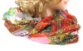 Damesshawl art. 811310 - rood
