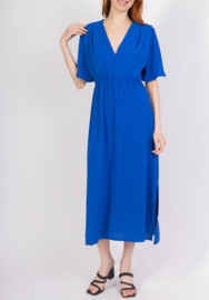 Charming jurk Lady uni art. 7041 - koningsblauw