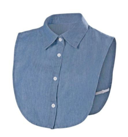 Los kraagje Denim art. 9998 - licht jeansblauw