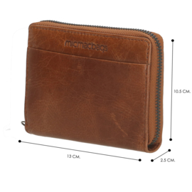 Micmacbags portemonnee Porto art. 18066 - bruin/cognac