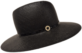 Weba Hats dameshoed Panama art. 1193 - zwart