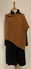 Poncho/cape Alina art. 8031 - cognac