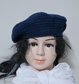 Kinderbaret Nelly - donkerblauw