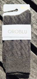 Oroblu damessokken Gwen art. VOBFCB30S - military (legergroen)