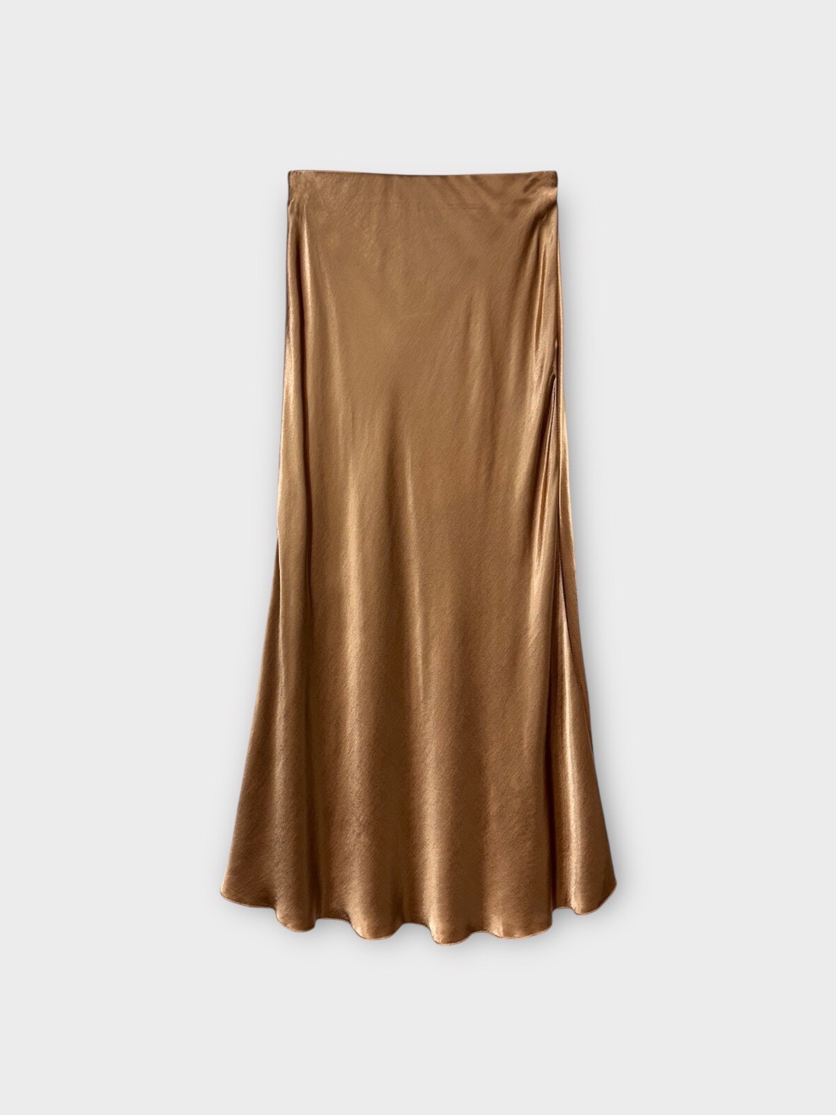 LaFée satijnen rok art. 15160 - caramel