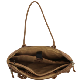 Micmacbags laptop-/werktas Marrakech art. 20674 - cognac/bruin