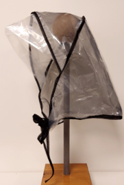 Regenkapje Rain bonnet art. 2205 - transparant/zwart