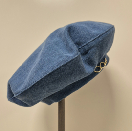 Damesbaret Spijker art. 7220 - jeansblauw