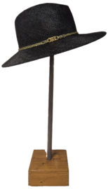Weba Hats dameshoed Ramie art. 1024 - zwart