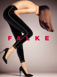 FALKE velvet legging - zwart