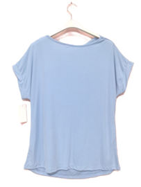 Top met kapmouw NewS art. 6196 - sky blue