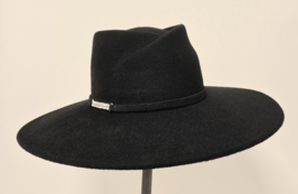 Weba Hats dameshoed Velourvilt art. 1487 - zwart