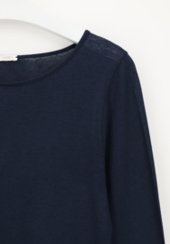Oroblu Perfect Line Cashmere T-shirt long sleeve art. 67055 - blue