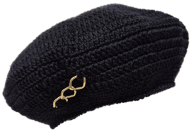 Gehaakte kinderbaret Cato 12 - zwart