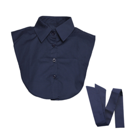 Los kraagje met strik art. 8265 - donkerblauw
