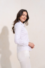 ONADO katoenen damesblouse Nadia art. 1027 - wit