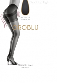 Oroblu Shock Up Light 20 Bottom Up panty - zwart