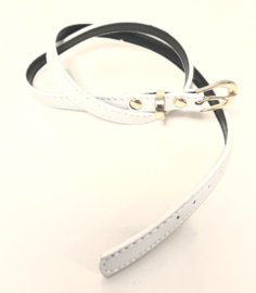 Hoedenriempje PU art. 2495 - wit