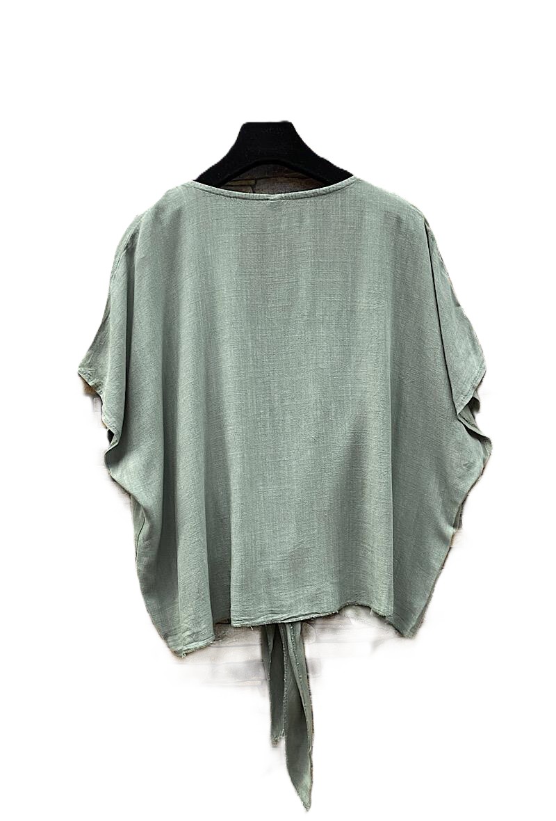 ES damesblouse Billie art. 3195 - groen