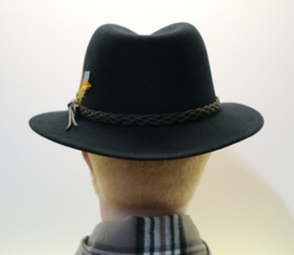 Stetson Vitafelt herenhoed Newark art. 2528001  - zwart