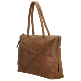 Micmacbags laptop-/werktas Marrakech art. 20674 - cognac/bruin