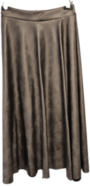 TRIPLE NINE leatherlook rok art. 10371 - donkerzilver