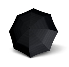 Knirps T.260 Medium Duomatic opvouwbare paraplu Pin Stripe art. 95 3260 7603 - donkergrijs