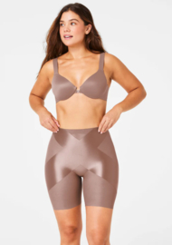 SPANXshape™ Satin-X™ Mid-Thigh Short art. 10493R - cafe au lait