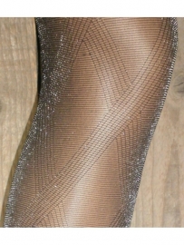 Marianne fantasiepanty art. 865 - zwart/zilver