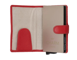 Charm pasjeshouder/safety wallet Washington art. 21276 - rood