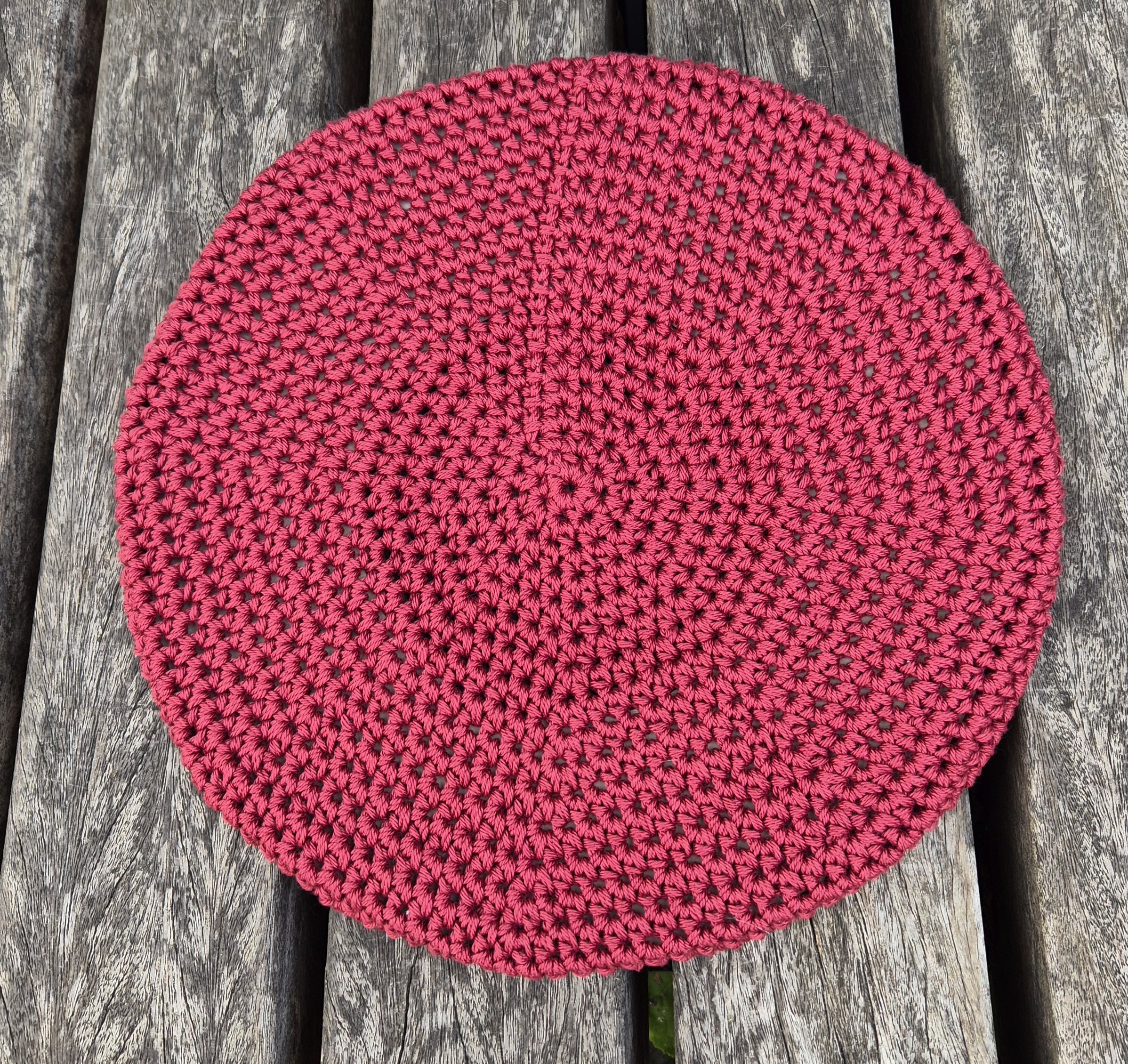 Damesbaret Eva 15 - burgundy