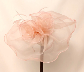 Fascinator/haargarnering art. 1962 - roze