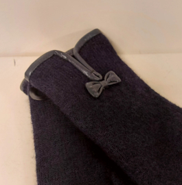 Wollen dameshandschoenen art. 58062 - donkerblauw