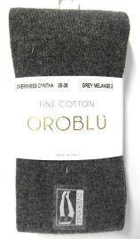 Oroblu overknees Cynthia Fine Cotton - grey melange