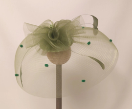 BWS fascinator/haargarnering art. B-23 - groen