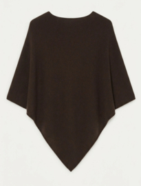 Poncho/cape Mylee art. 1320 - donkerbruin