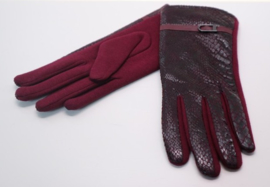 Dames handschoen art. 895339 - bordeaux