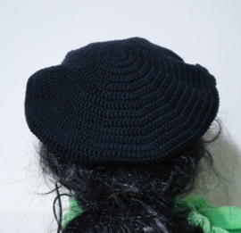 Gehaakte kinderbaret Anna - zwart