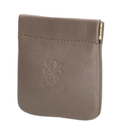 Florence knijpportemonnee met clic-clac-sluiting  art. 18503 - taupe