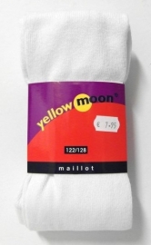 Yellow Moon kindermaillot uni art. 9300 - wit