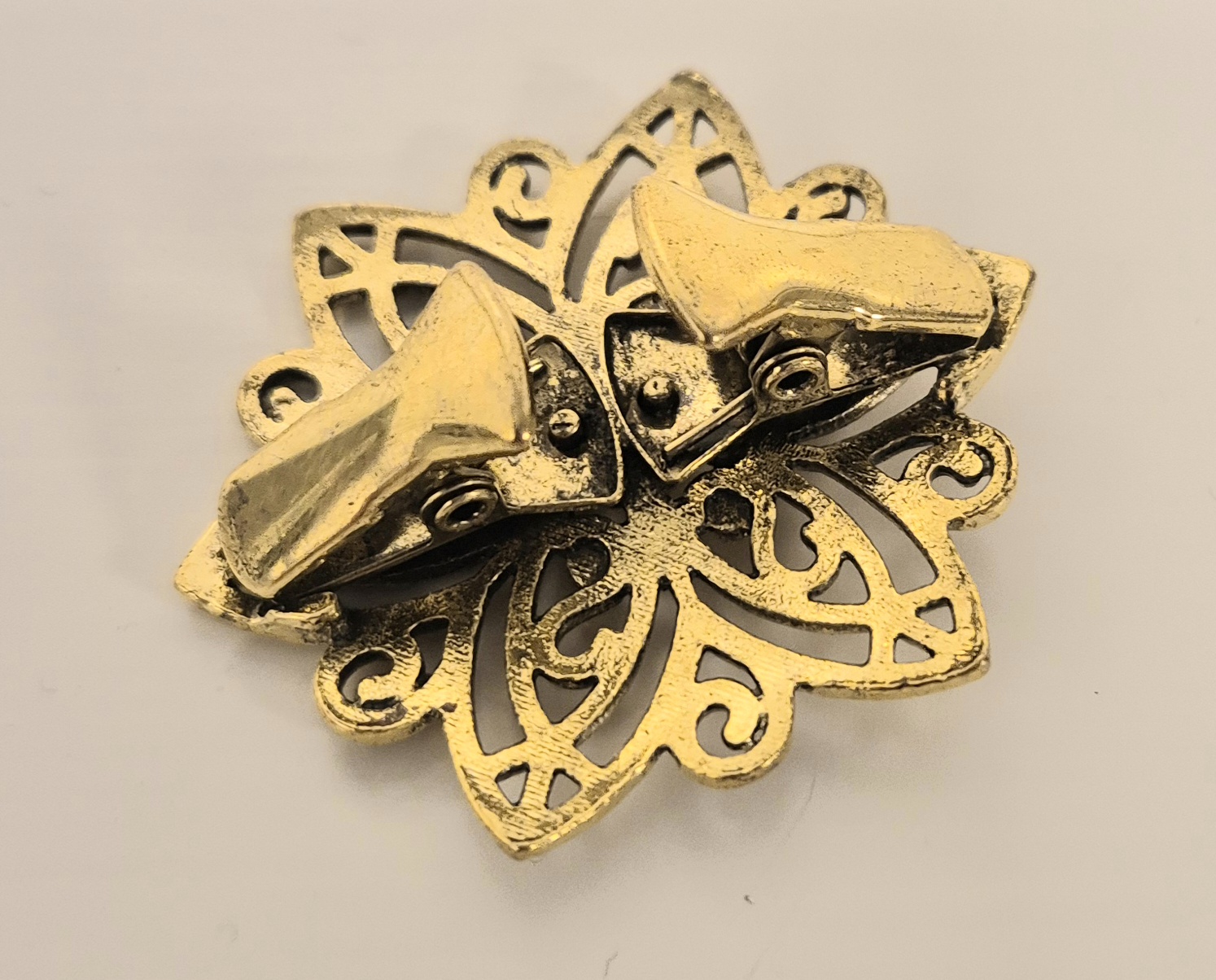 Vestclip/vestsluiting art. 6916 - goudkleur