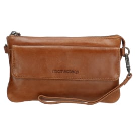 Micmacbags schoudertasje Porto art. 18055 - cognac/bruin