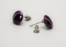 Oorbel steker art. 7680 - aubergine