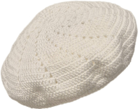 Gehaakte kinderbaret Juliet - wit