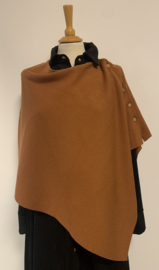 Poncho/cape Alina art. 8031 - cognac