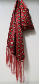 Herenshawl Silk art. 2212 - rood