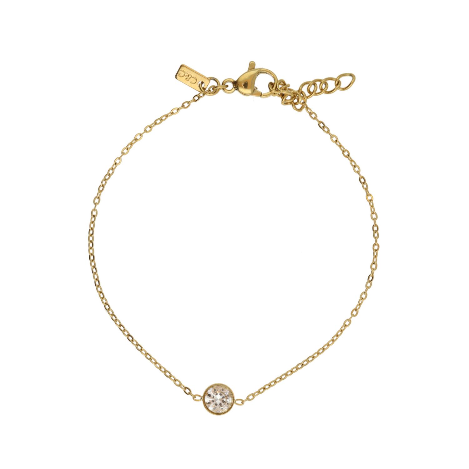 Camps & Camps armband Little Stone art. 4S001_L - goud