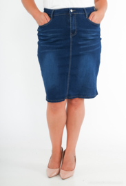 Lolo stretchdenim rok art. JP2045 - blauw