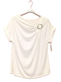 Top met kapmouw NewS art. 6196 - wit